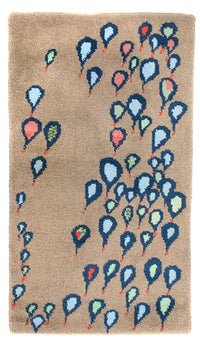 Løber Uldtæppe - 175 x 96 cm - brun