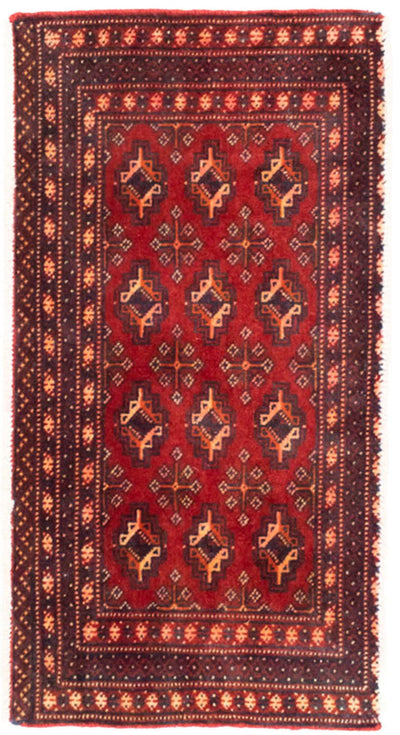 Turkaman-tæppe 50x100cm - Persisk tæppe