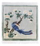 Kinesisk silke Tæppe 31x31cm - Orientalsk tæppe