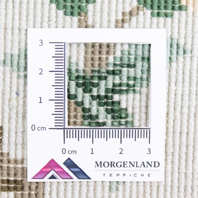 Silketæppe - China Silk firkantet  - 31 x 31 cm - flerfarvet