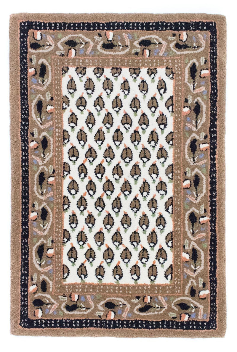 Uldtæppe - 90 x 60 cm - beige