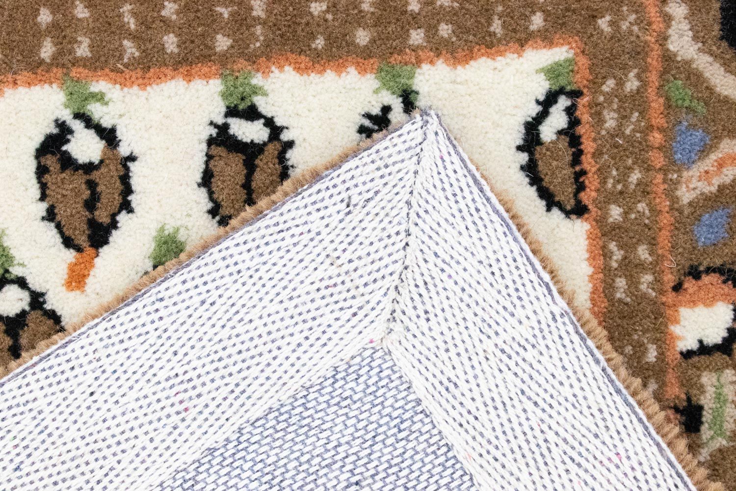Uldtæppe - 90 x 60 cm - beige