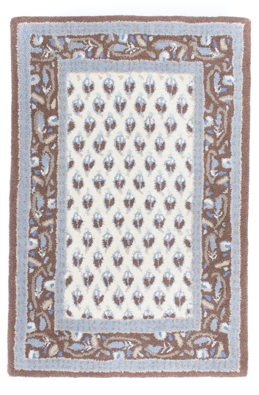 Uldtæppe - 88 x 59 cm - beige