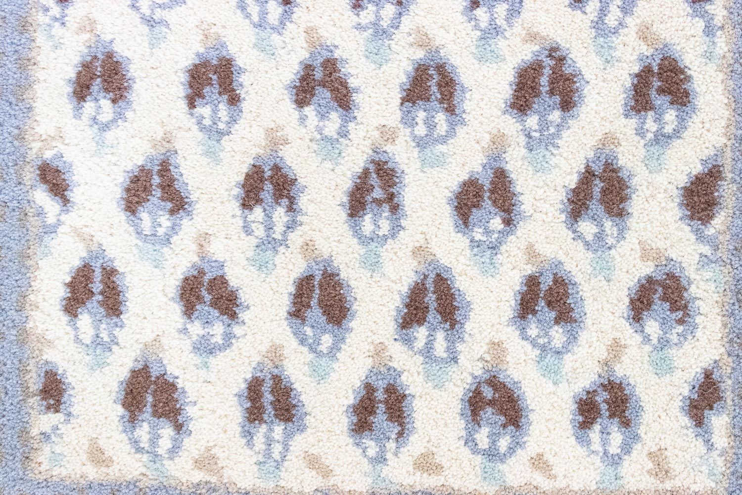Uldtæppe - 88 x 59 cm - beige