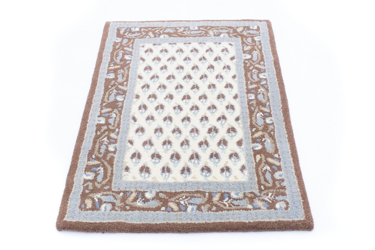 Uldtæppe - 88 x 59 cm - beige