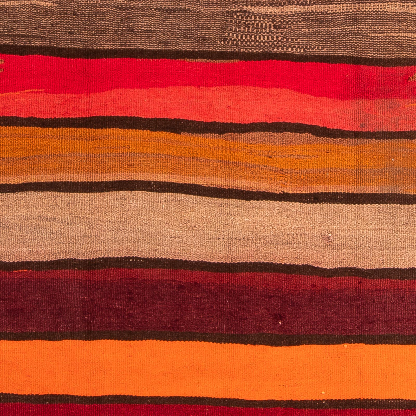 Kelim-tæppe - gammelt - 300 x 160 cm - flerfarvet