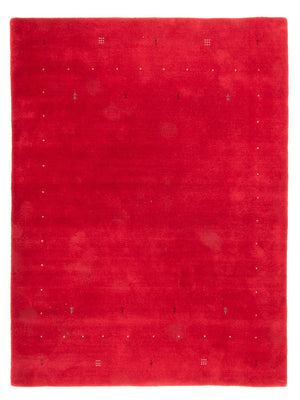 Gabbeh Tæppe - Loribaft Softy - 242 x 172 cm - mørkerød