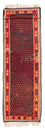 Løber Kelim-tæppe - gammelt - 450 x 120 cm - mørkeblå