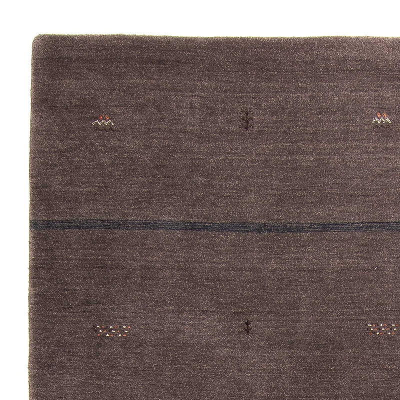 Gabbeh Tæppe - Loribaft Softy - 244 x 173 cm - mørkebrun