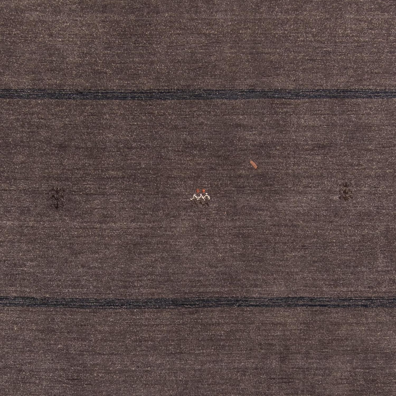 Gabbeh Tæppe - Loribaft Softy - 244 x 173 cm - mørkebrun