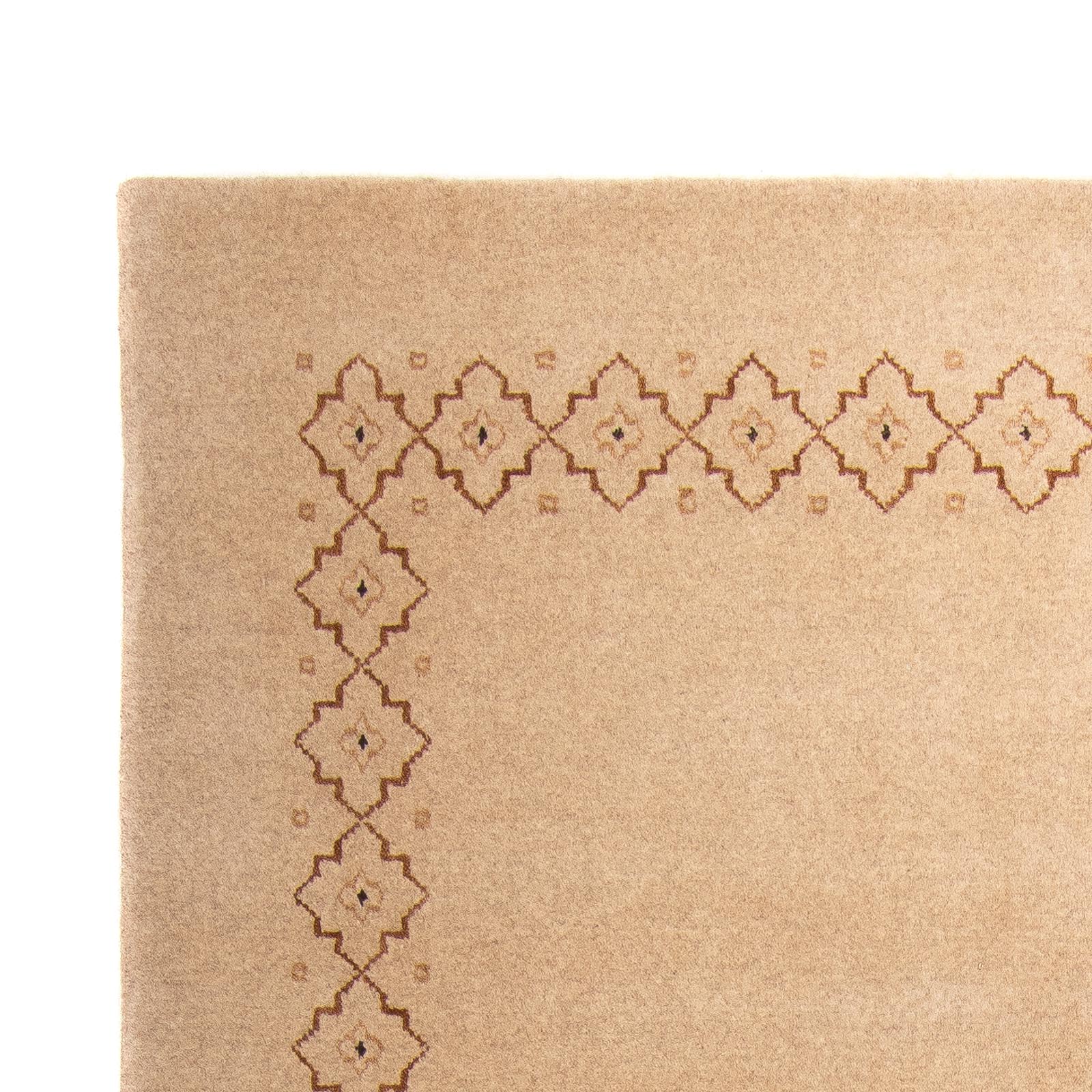 Gabbeh Tæppe - Loribaft Softy - 242 x 170 cm - lys brun