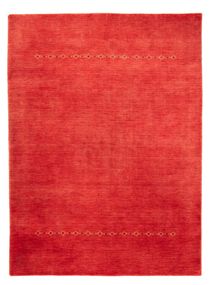 Gabbeh Tæppe - Loribaft Softy - 242 x 171 cm - mørkerød