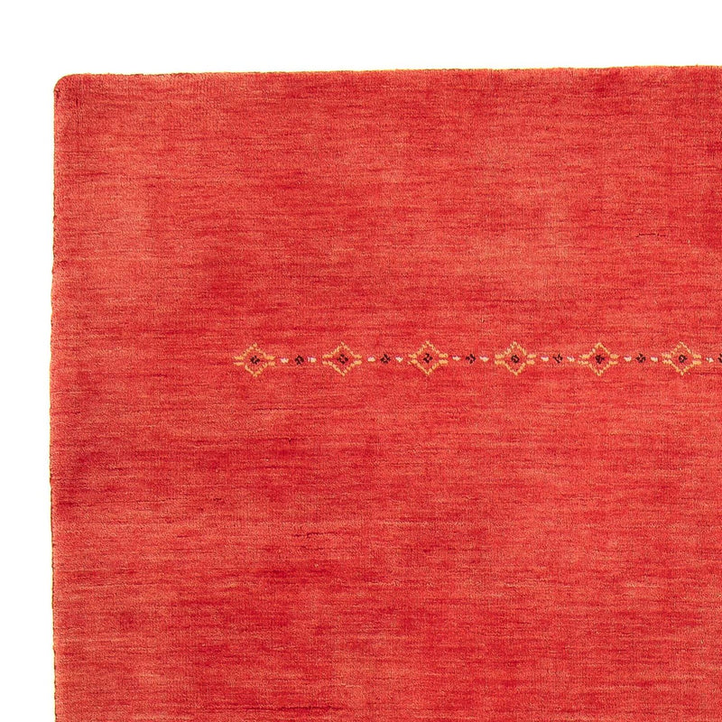 Gabbeh Tæppe - Loribaft Softy - 242 x 171 cm - mørkerød