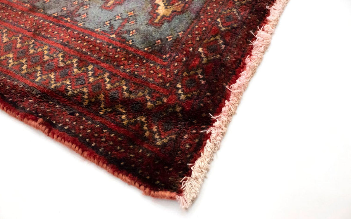 Turkaman-tæppe - 130 x 60 cm - blå