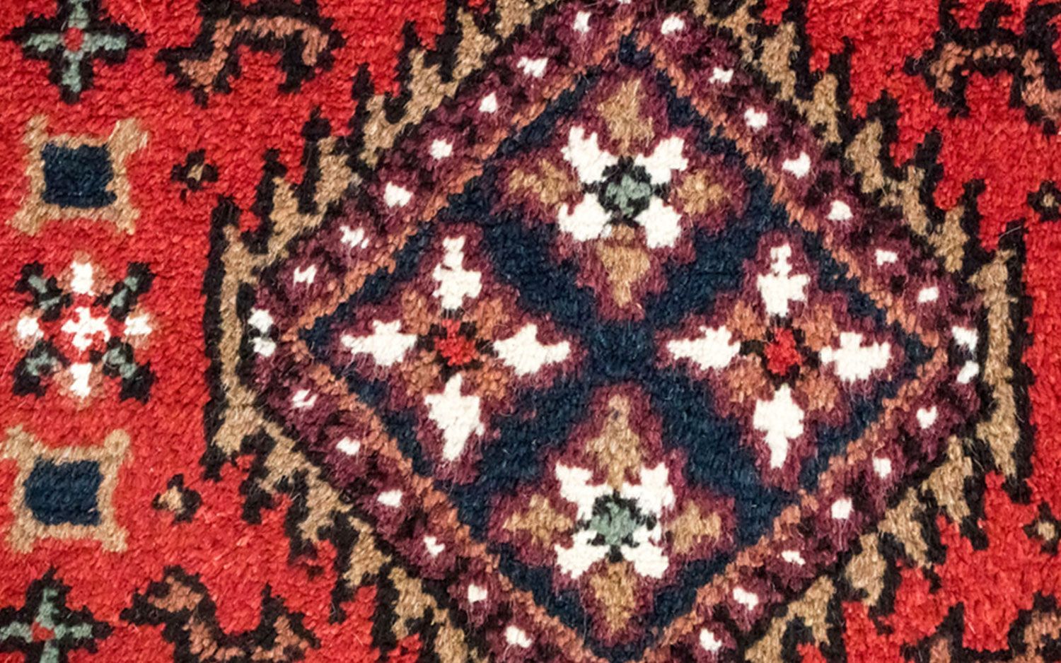 Orientalsk tæppe - 160 x 90 cm - rød