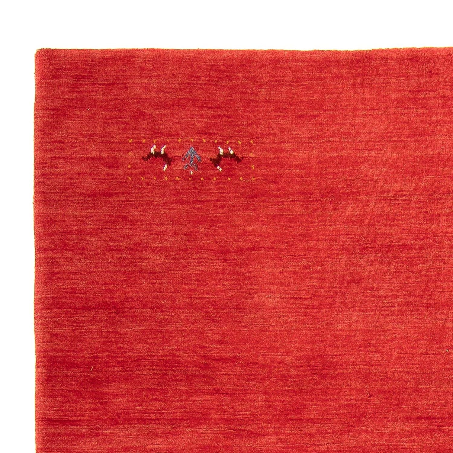 Gabbeh Tæppe - Loribaft Softy - 240 x 170 cm - mørkerød