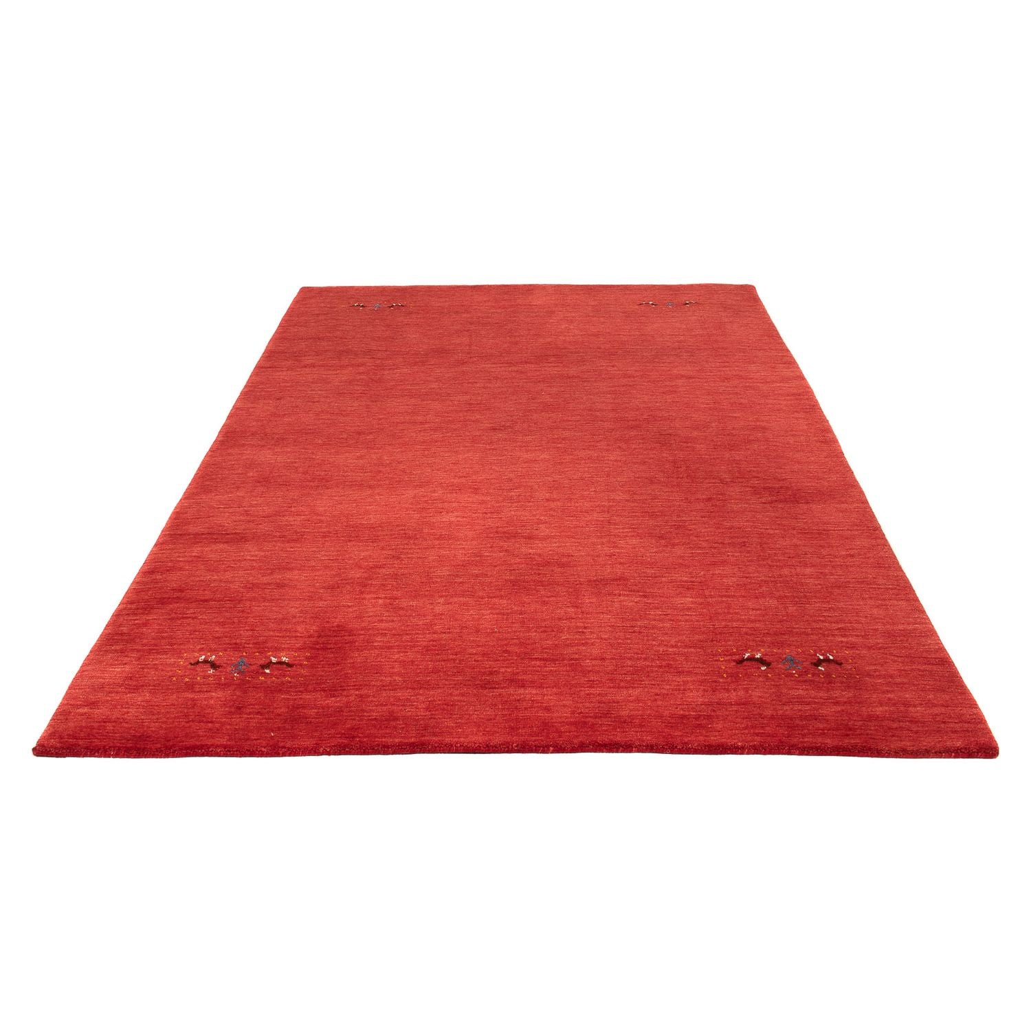 Gabbeh Tæppe - Loribaft Softy - 240 x 170 cm - mørkerød