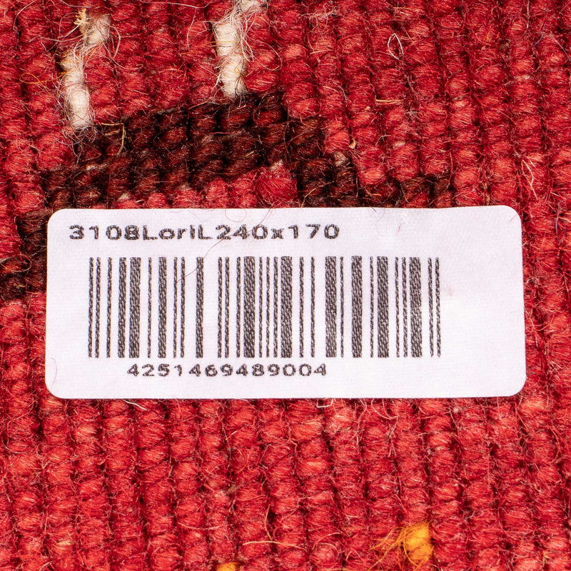 Gabbeh Tæppe - Loribaft Softy - 240 x 170 cm - mørkerød