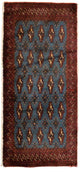 Turkaman-tæppe 130x60cm - Persisk tæppe