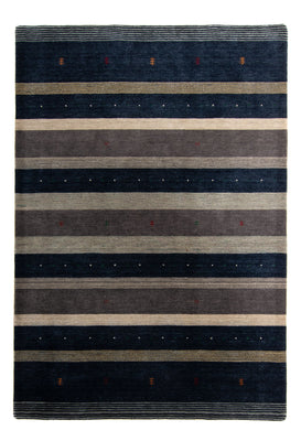Gabbeh Tæppe - Loribaft Softy - 240 x 172 cm - mørkeblå
