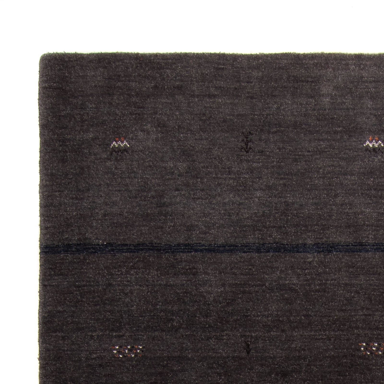 Gabbeh Tæppe - Loribaft Softy - 240 x 173 cm - mørkebrun