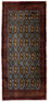 Turkaman-tæppe - 130 x 60 cm - blå