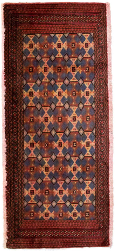 Turkaman-tæppe 60x130cm - Persisk tæppe