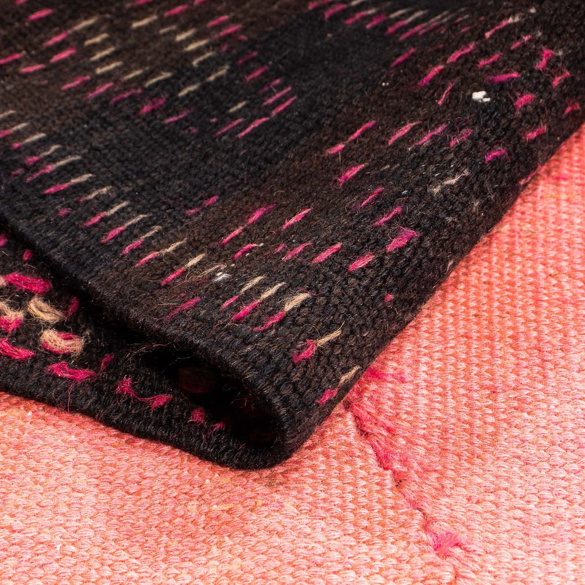 Løber Kelim-tæppe - gammelt - 365 x 145 cm - flerfarvet