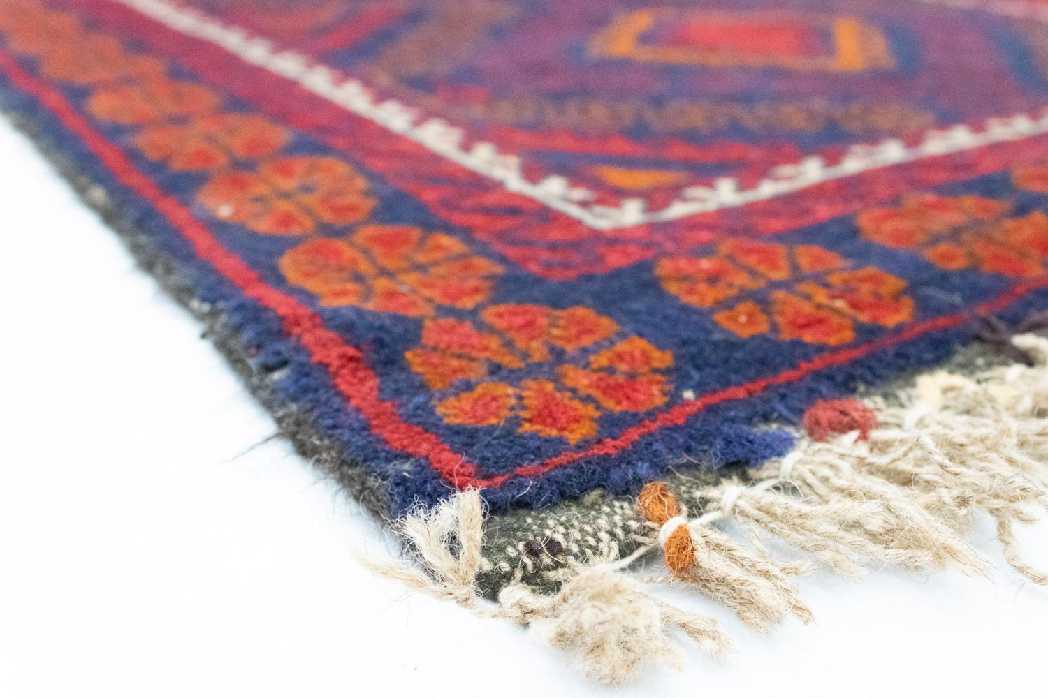 Baluch-tæppe - 137 x 81 cm - blå