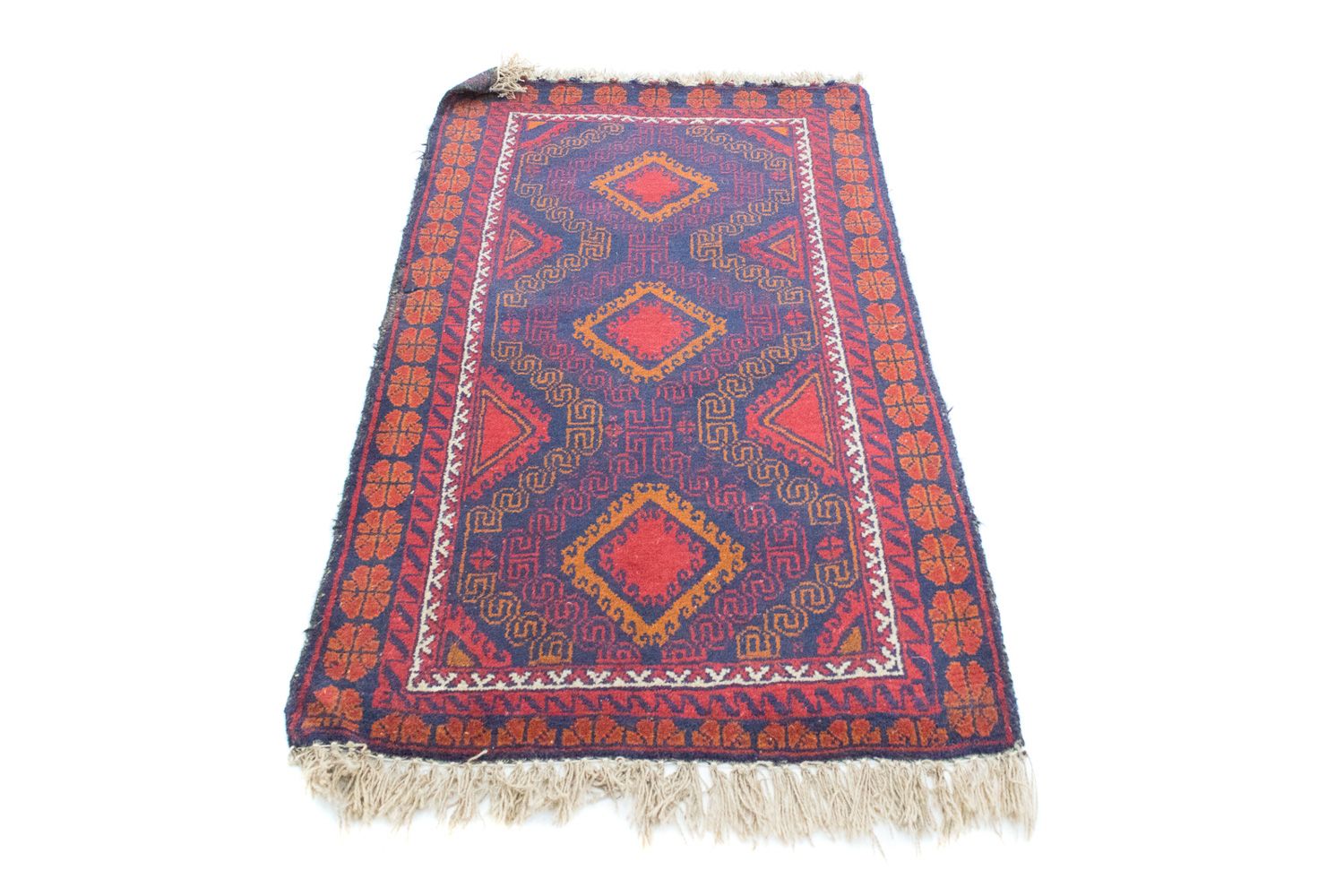Baluch-tæppe - 137 x 81 cm - blå