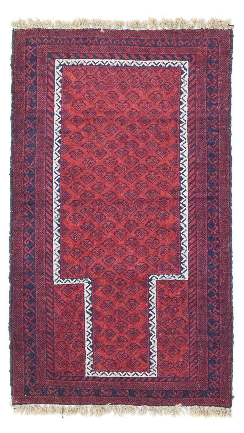 Baluch-tæppe - 135 x 79 cm - rød