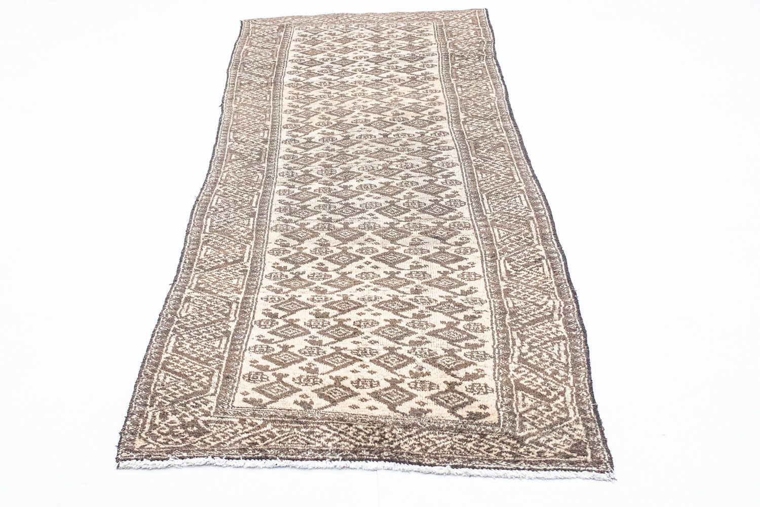 Løber Baluch-tæppe - 248 x 90 cm - beige
