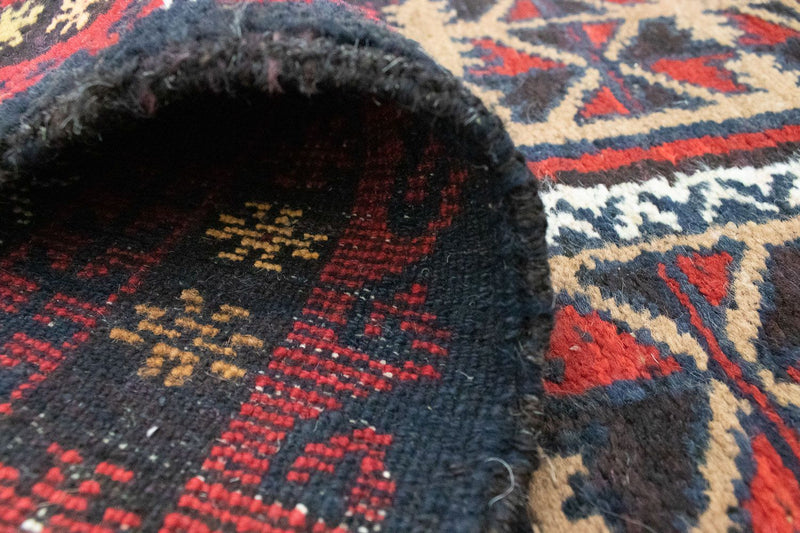Baluch-tæppe - 129 x 78 cm - blå