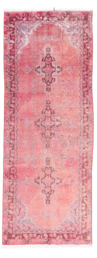 Løber Persisk tæppe - Nomadisk - 300 x 125 cm - pink