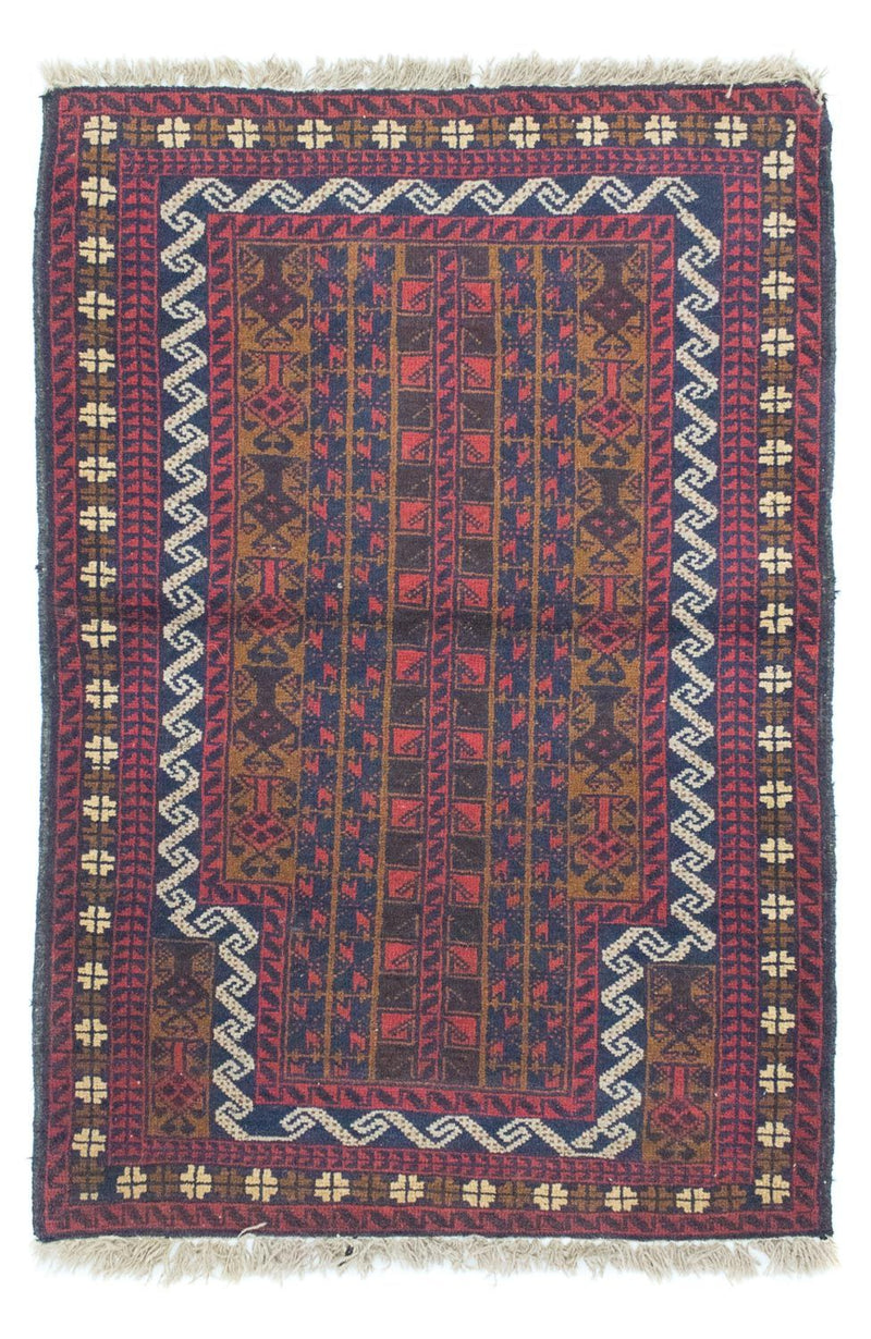 Baluch-tæppe - 132 x 88 cm - brun