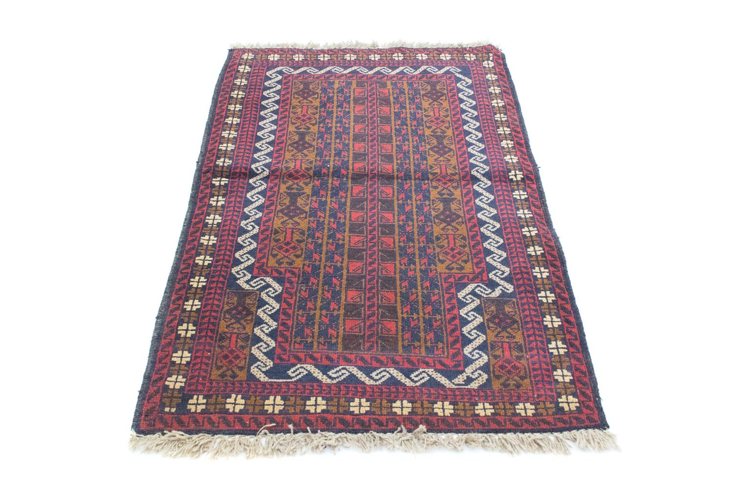 Baluch-tæppe - 132 x 88 cm - brun
