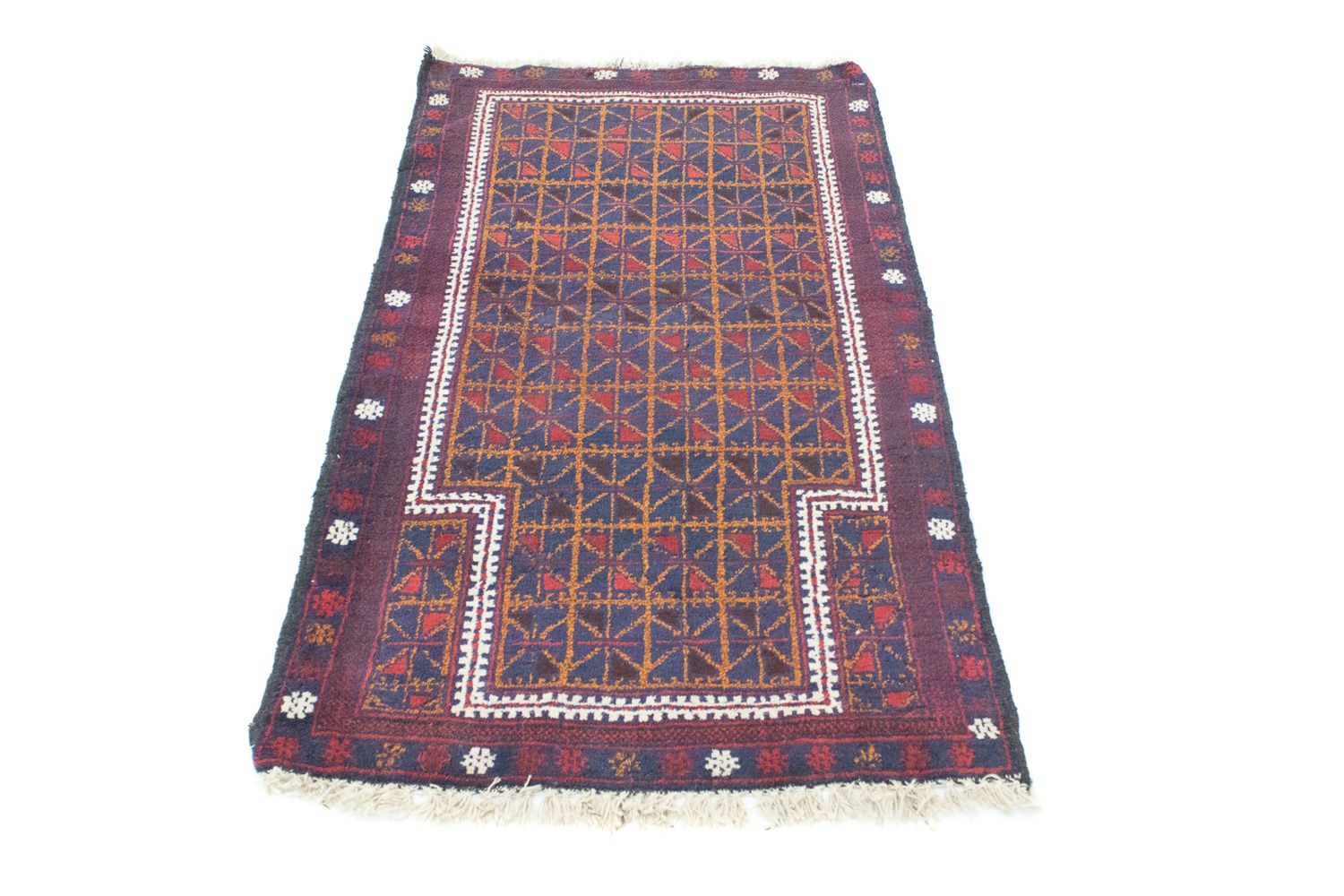 Baluch-tæppe - 137 x 84 cm - brun