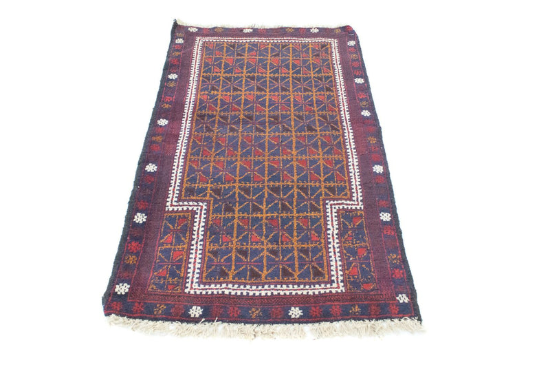 Baluch-tæppe - 137 x 84 cm - brun