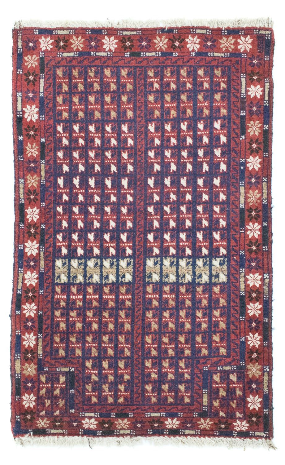 Baluch-tæppe - 136 x 82 cm - brun
