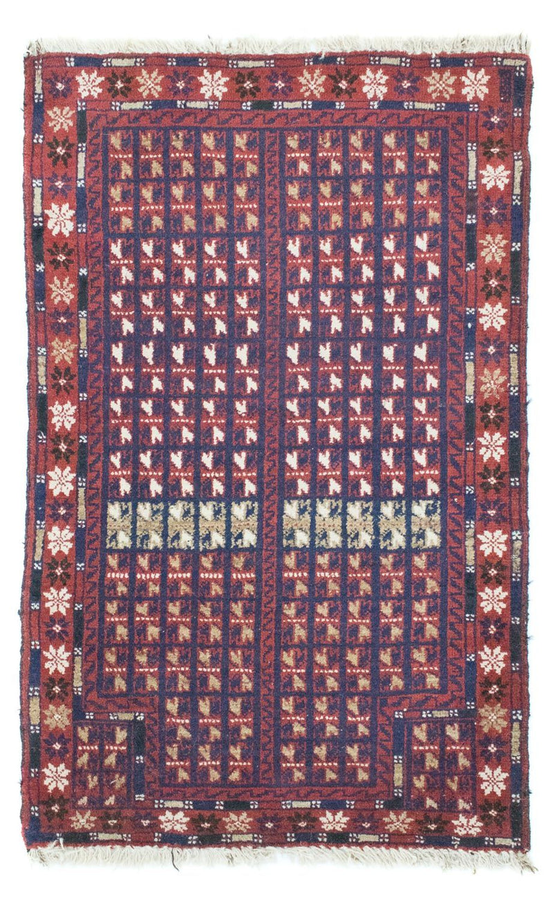 Baluch-tæppe - 136 x 82 cm - brun
