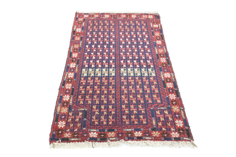 Baluch-tæppe - 136 x 82 cm - brun