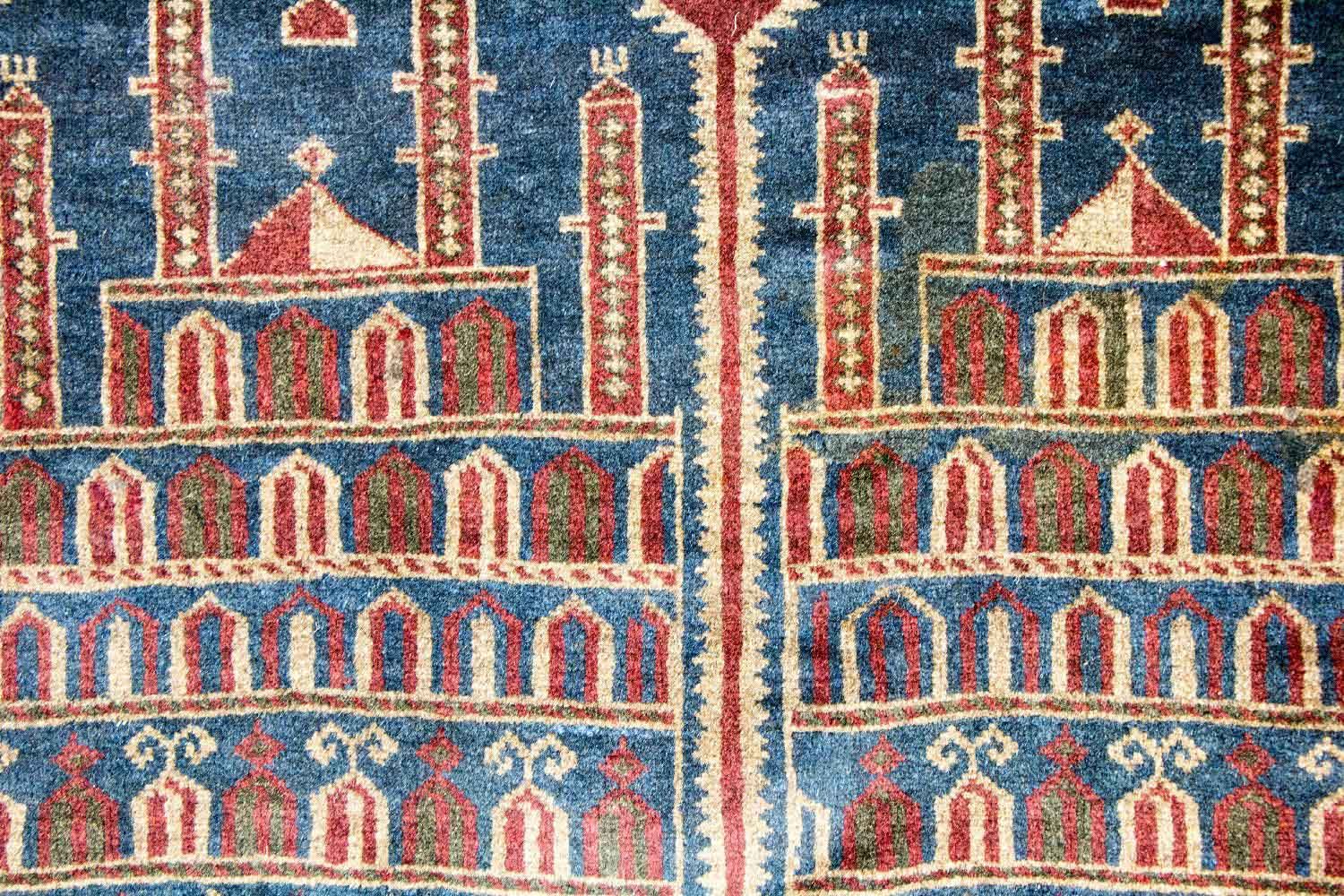 Baluch-tæppe - 135 x 104 cm - flerfarvet