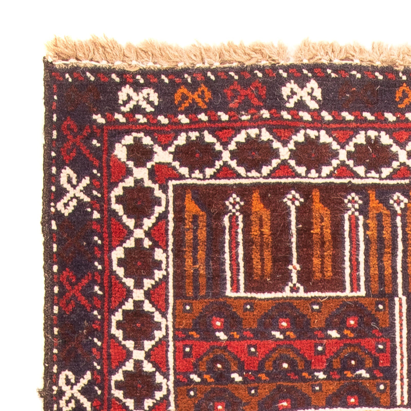 Baluch-tæppe - 127 x 80 cm - brun