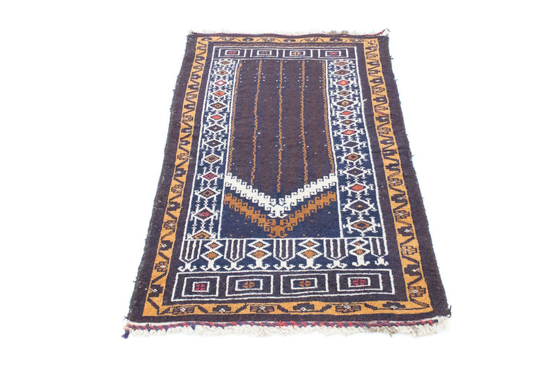 Baluch-tæppe - 110 x 69 cm - blå