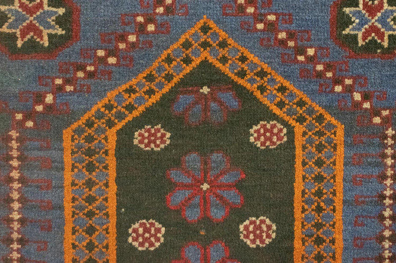 Baluch-tæppe - 134 x 81 cm - blå