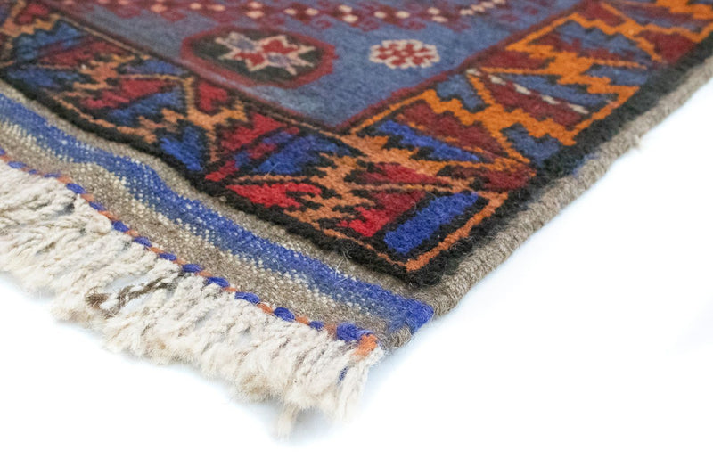 Baluch-tæppe - 134 x 81 cm - blå