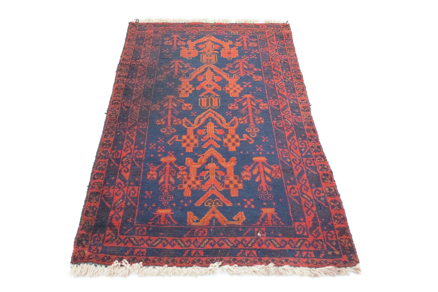 Baluch-tæppe - 143 x 85 cm - blå