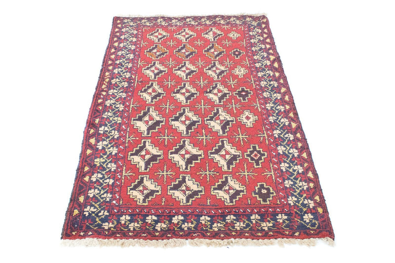 Baluch-tæppe - 131 x 80 cm - rød