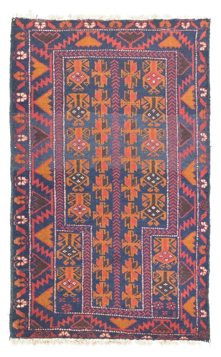 Baluch-tæppe - 133 x 83 cm - blå