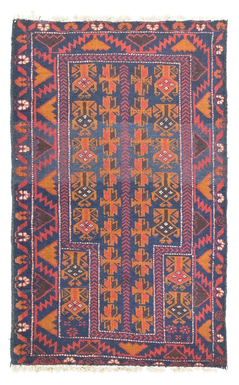 Baluch-tæppe - 133 x 83 cm - blå